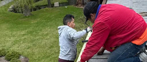 men remodeling a house